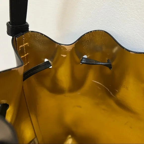 COPY - Mansur Gavriel black/gold mini bucket bag - Picture 5 of 16